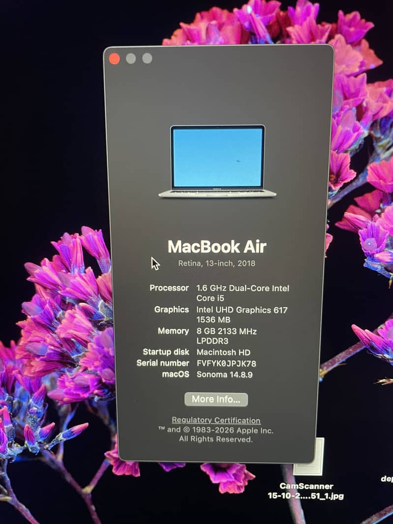 Macbook Air 2018 1