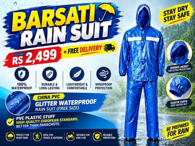 Bike Rain Suit Jacket & Trouser high quality PVC