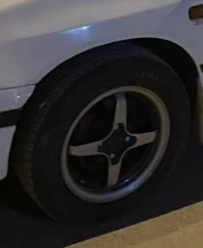 14” ORIGINAL LENSO MAGLIGHTS 4 nuts 100 pcd RIMS AND TYRES
