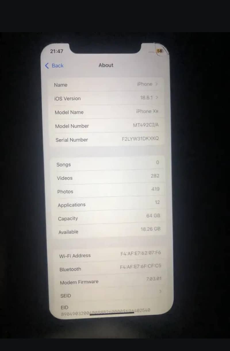 Apple iPhone XR 0