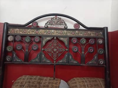 iron bed