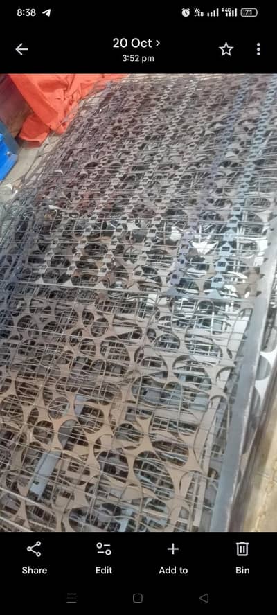 MS laser skeleton scrap
