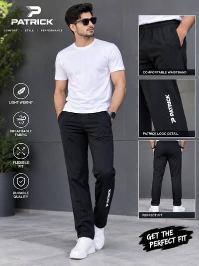 Black Patrick Men's Stylish Trouser Pant – Premium Look