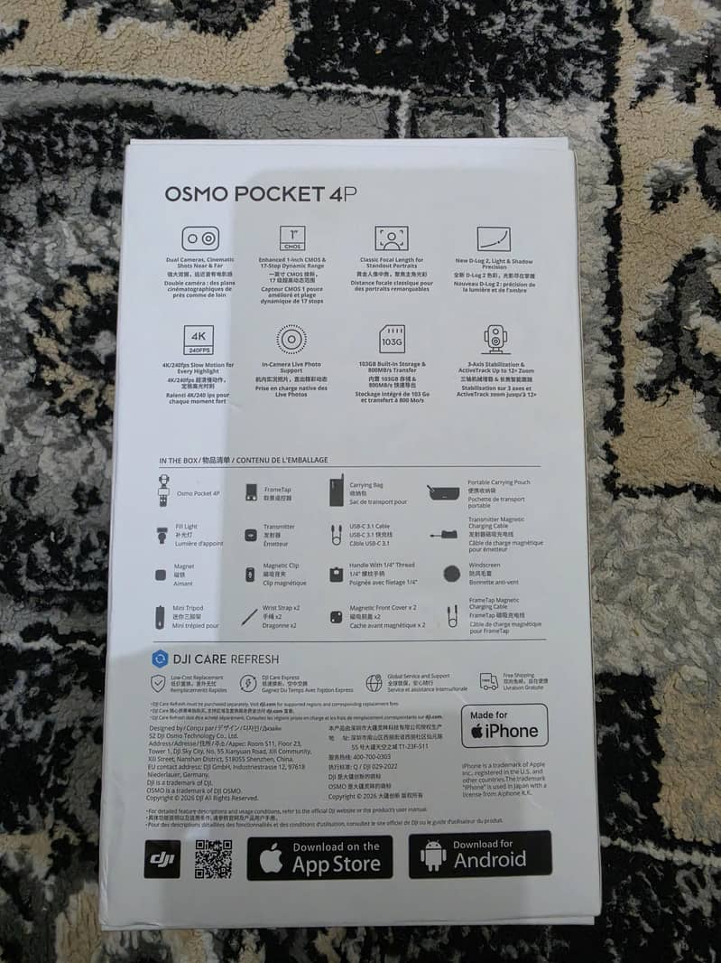 Osmo Pocket 4p Vlog combo Bundle 1