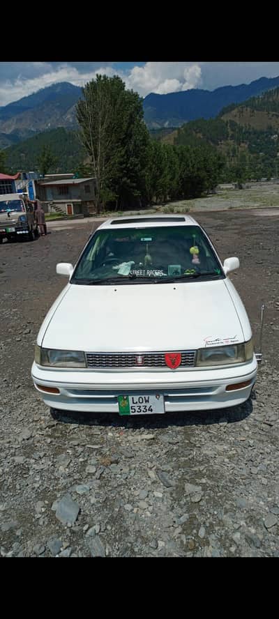 Toyota Corolla 1988 model 95 importe with sunroof 1600cc genuine petro