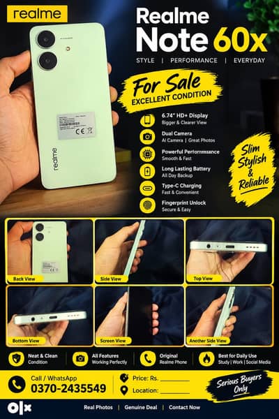 Realme Note 60x