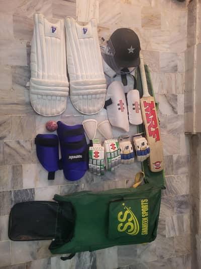 9/10 cricket kit.