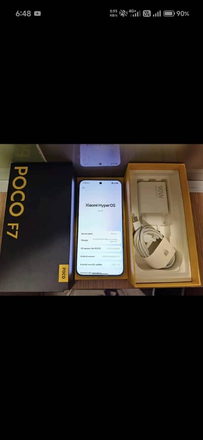 POCO F7 full box 10/11 condition