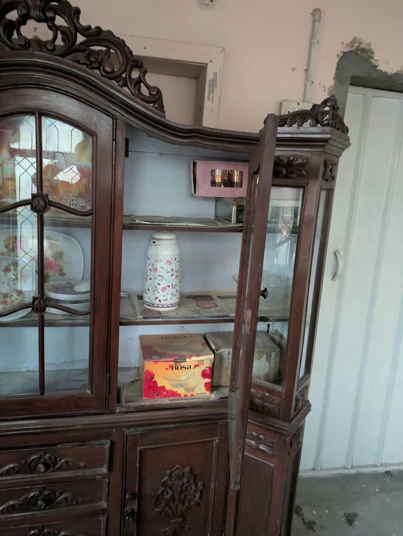 sheesham solid beautiful show case 0
