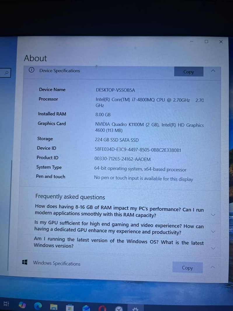 Dell i7 3
