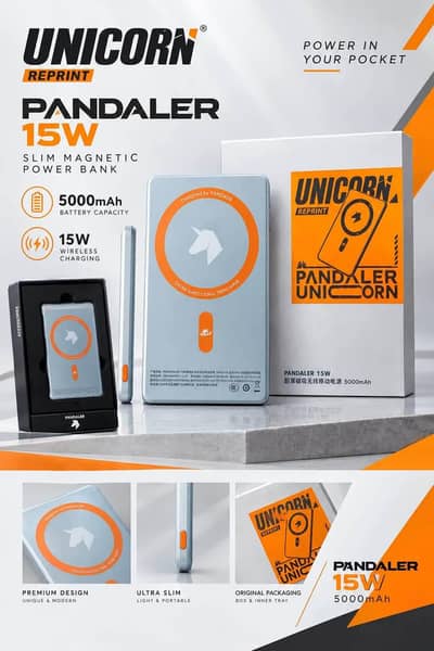 5000 mAh wireless power bank