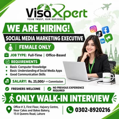 Social Media Marketing Executive – Female Only
