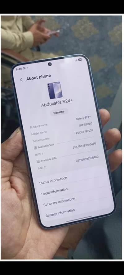 Samsung Mobile S24 Plus