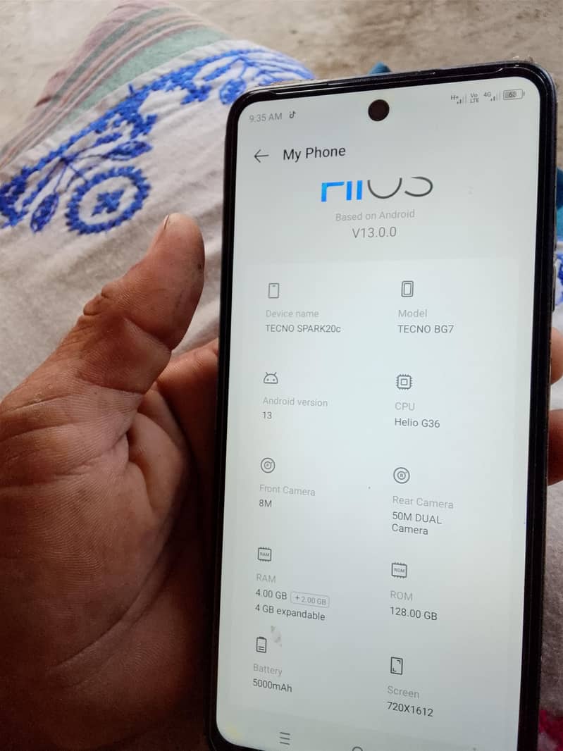 Tecno Spark 20C 0