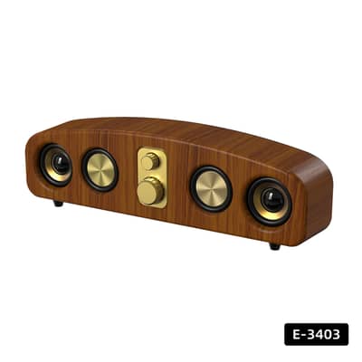 E3403 Curved Bluetooth Speaker Dual Bass Speaker Channel Speaker