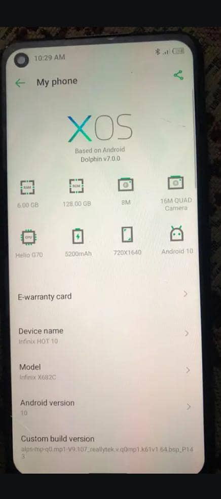 Infinix Hot 10 1