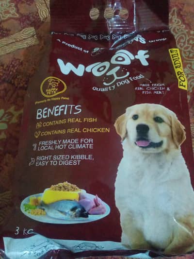 Dog  feed 3kg. .