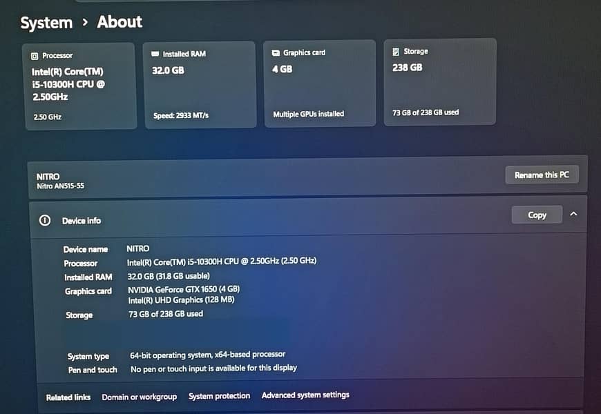 Acer Nitro 5 1
