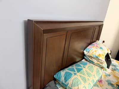 Wooden Double Bed Set with Side Tables | Used Bed for Sale Islamabad