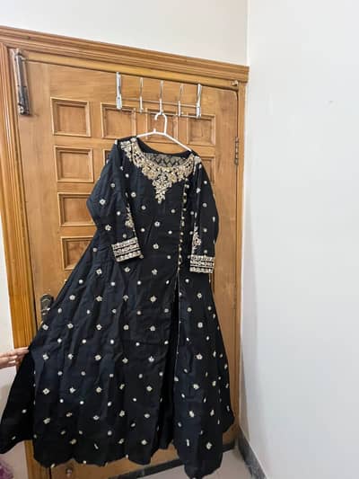maxi/party wear black maxi/wedding wear maxi/black maxi