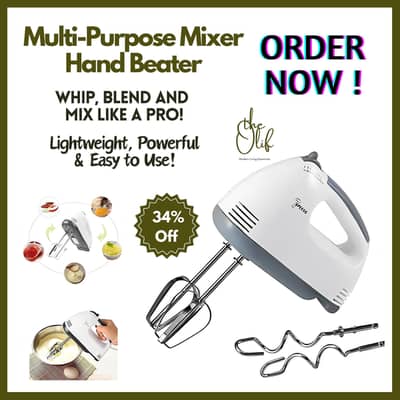Electric Hand Mixer Egg Beater Hand Mixer | Electric egg whisker