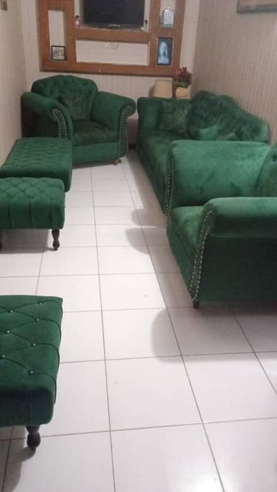 5 seatr sofa set + 4 seatr sethi