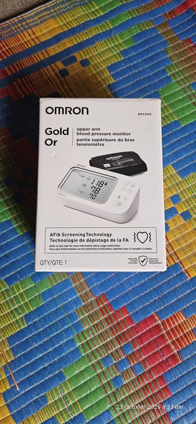 Omron Gold Upper Arm Blood Pressure Monitor Top of the line model