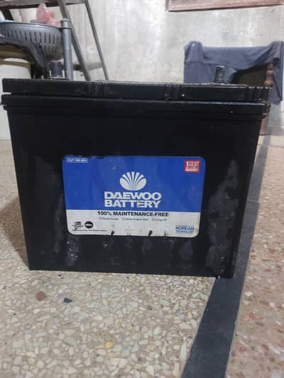 12volt ok battry 1 year used 65 amp