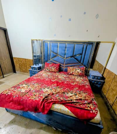 Luxury Bed room furniture with 3set For sale 90000 Rs 03272579268