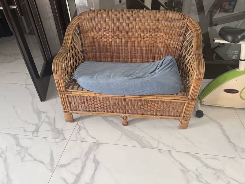 Cane sofas 3+2+1 seater sleek design 3
