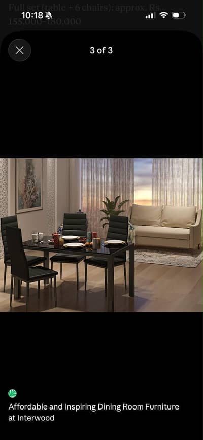 Interwood dinning Chair for Sale