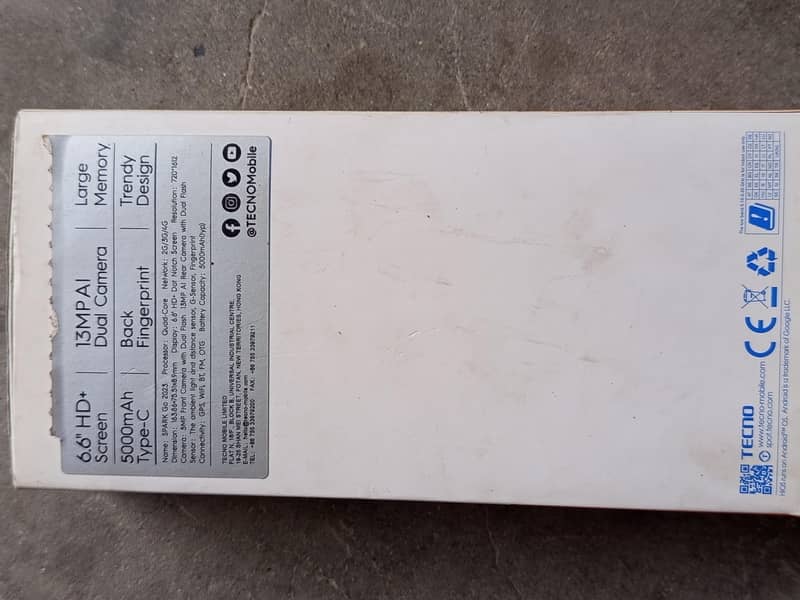 Tecno Spark Go 0