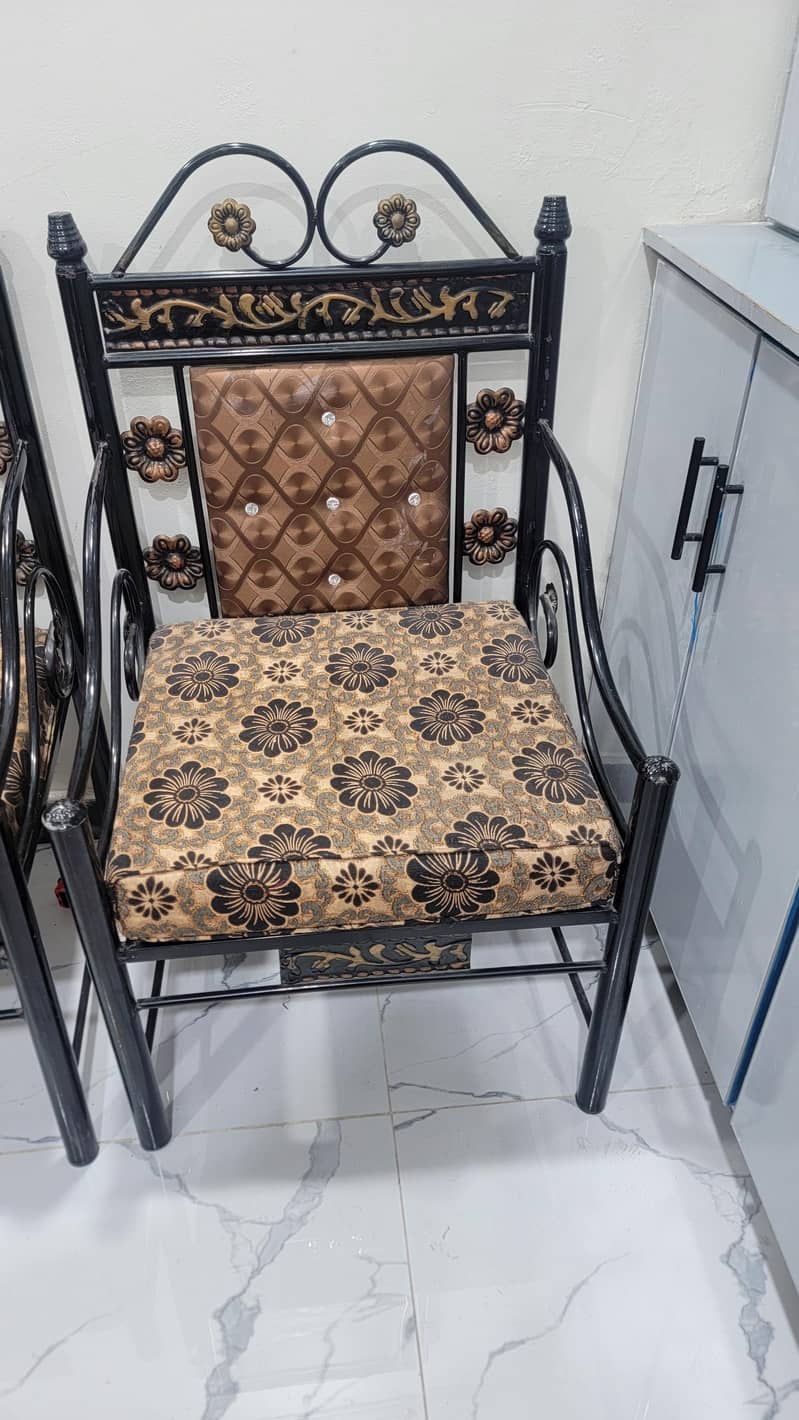 Iron sofa set 4