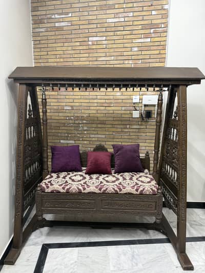 Wooden swing chinioti