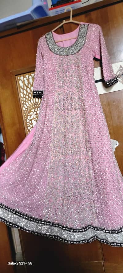 Beautiful pink maxi