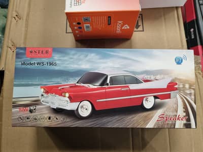 Wster Ws-1965 Bluetooth Speaker Vintage Car Design Bluetooth Speaker