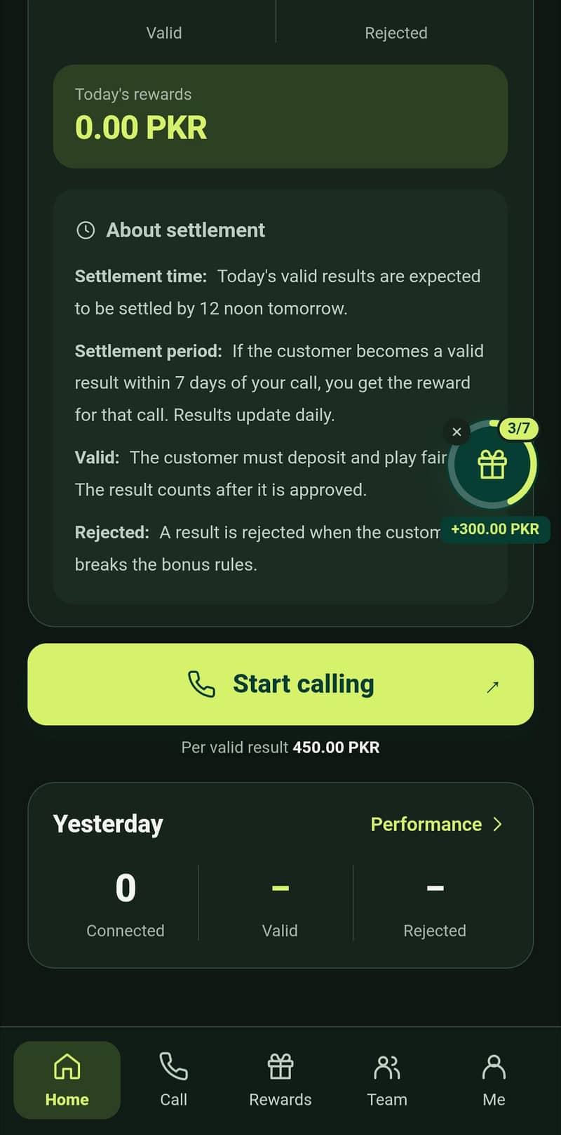 Just complete only calling task (read description) 0