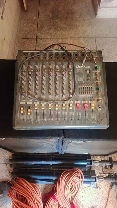 2 speaker /mixxer/Mic stand