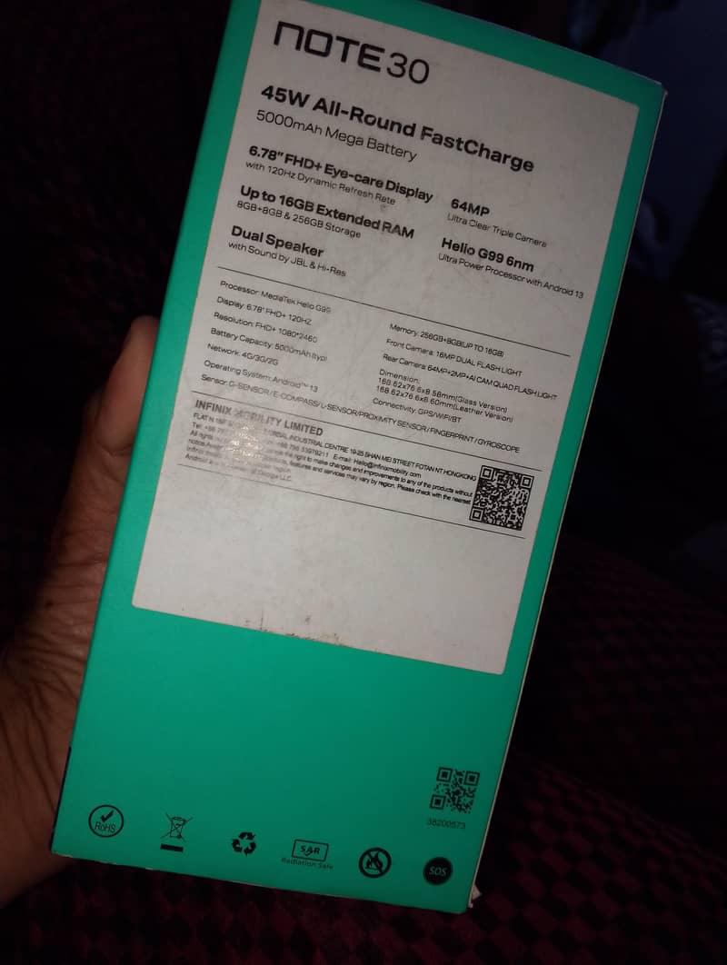 Infnix Note 30 3