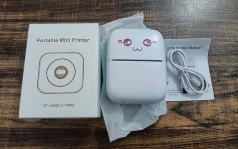 Meow Pocket Printer Bluetooth Portable Printer With Thermal Roll Paper
