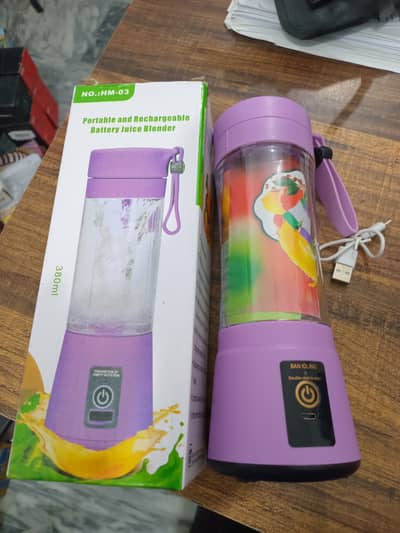 Mini Portable Rechargeable Juicer USB Powered Juicer