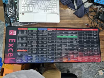 Excel Shortcut Key Mousepad XL Size Mousepad