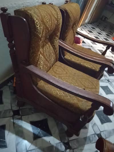 Sofa set pure wooden