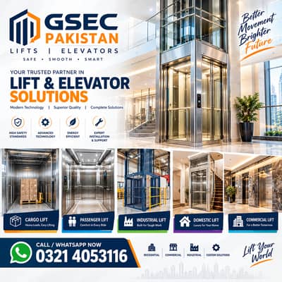 Lifts/Passenger Lifts/Cargo Lifts/Hospital Elevator/Industrial Lifts
