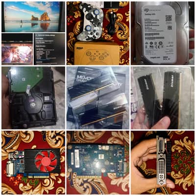 GPU LCD controller HDD ram fan