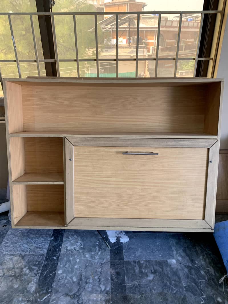 Wall Mounted Ash Wood Study Table 0