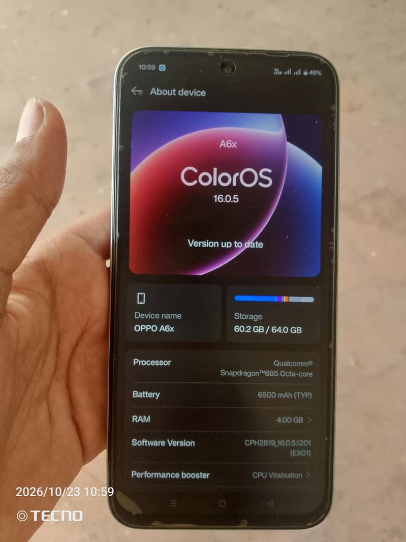 OPPO A6x 4