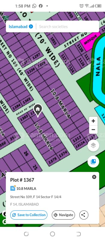 F-15/4, 35x70 Plot For Sale Cutting Area Street 20 Plot No 13