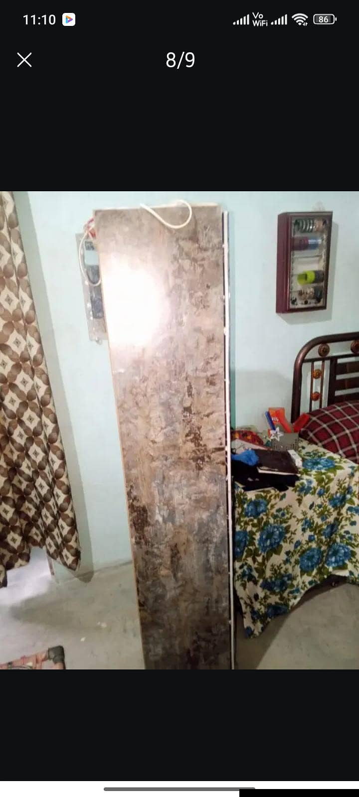 double iron bed with dressing table 8