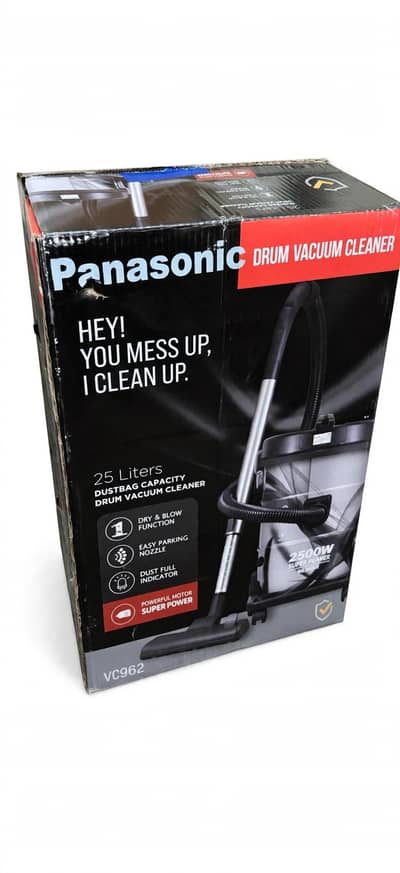 Panasonic 2year warranty, excellent quality, suction and blower 2 in 1